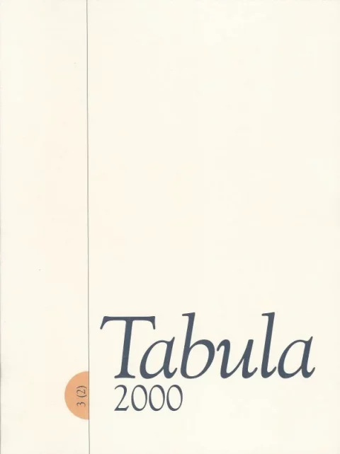 Tabula 3 (2000) 2